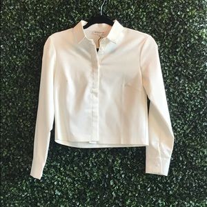 Square Collar Crop Top